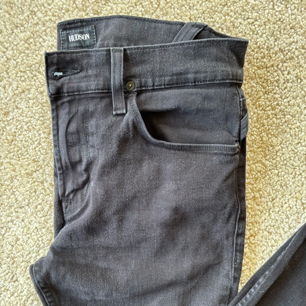 Hudson Black Denim Jeans 31